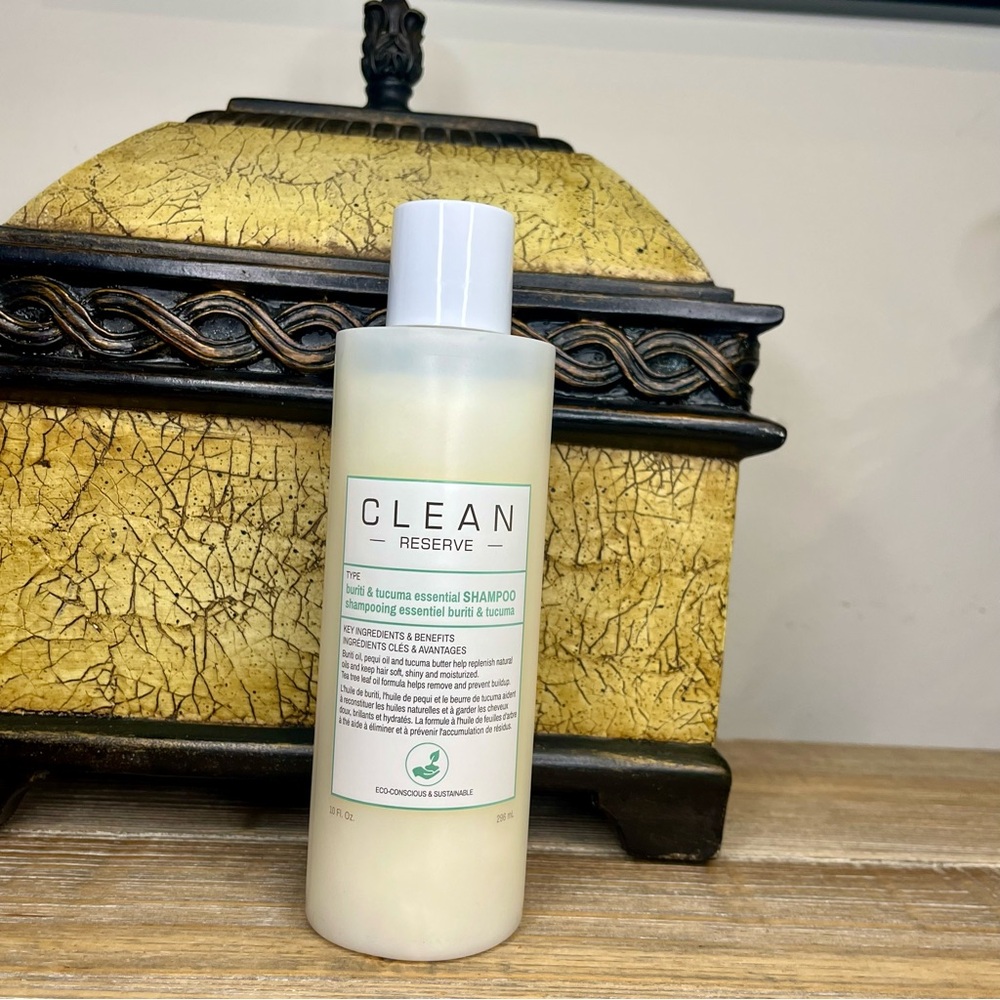 Clean Reserve Buriti & Tucuma Essential Shampoo Sustainable Haircare 10 fl oz
